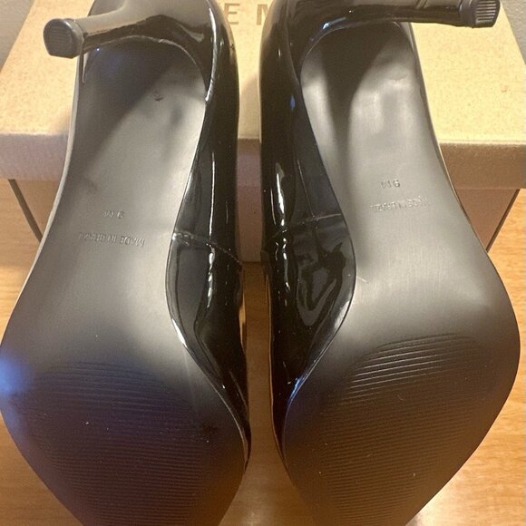 Steve Madden Daisy Black Patent Heels - Picture 6 of 8